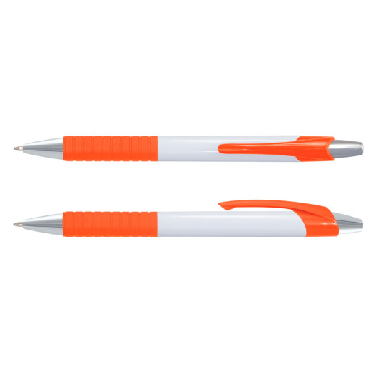 Orange White Barrel Byron Pens